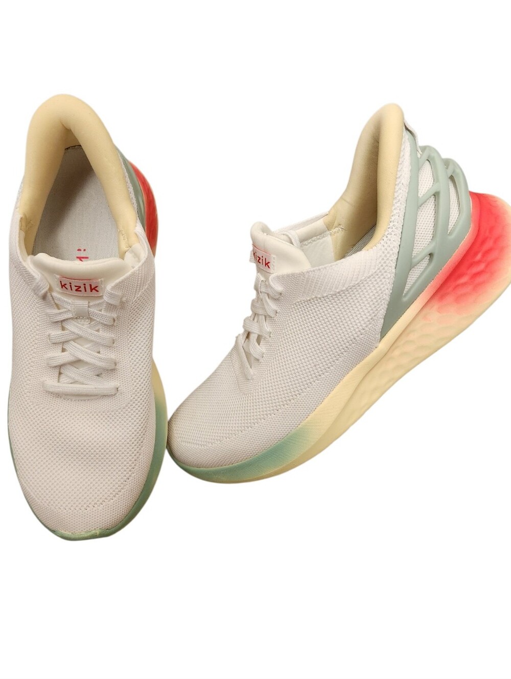 Kizik Anthens Sunrise Hands Free Slip-On Sneakers Unisex Women's 10 Men's 8.5